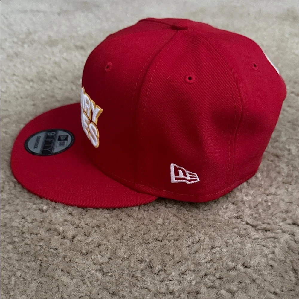 New Era Red Calgary Flames Snapback Hat